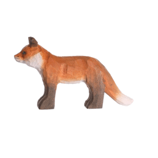 rotating picture of a red fox