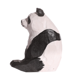 rotating picture of a giant panda