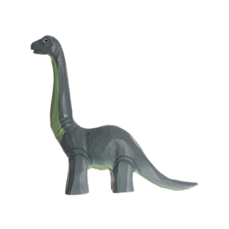rotating picture of a diplodocus